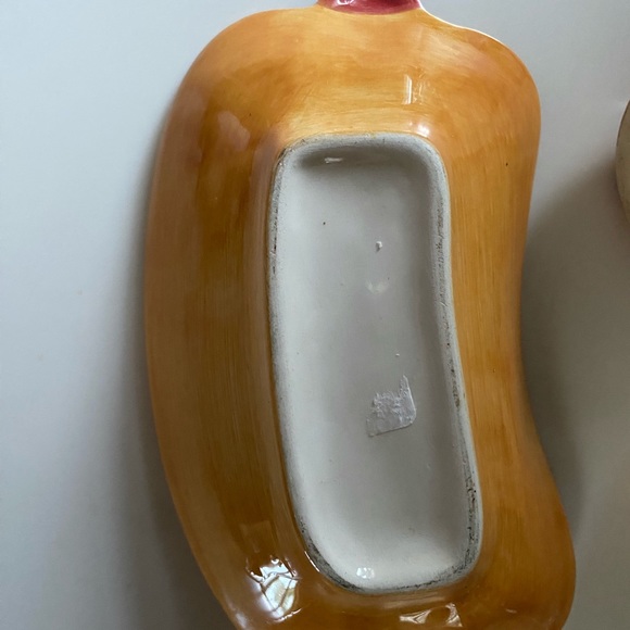 Dining Vintage Hot Dog Salt Pepper And Hot Dog Serving Plate Poshmark